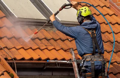Démoussage et hydrofuge de toiture à Barras